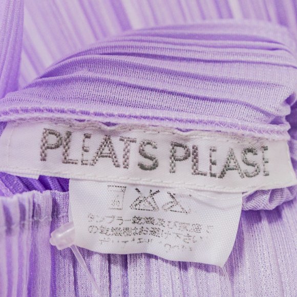 SOLD Pleats Please Issey Miyake Lavender Tank Dress - Picture 5 of 6